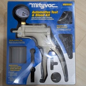 Automotive Test & Bleed Kit - Cream